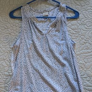 SLEEVELESS DALMATIAN BLOUSE - A NEW DAY